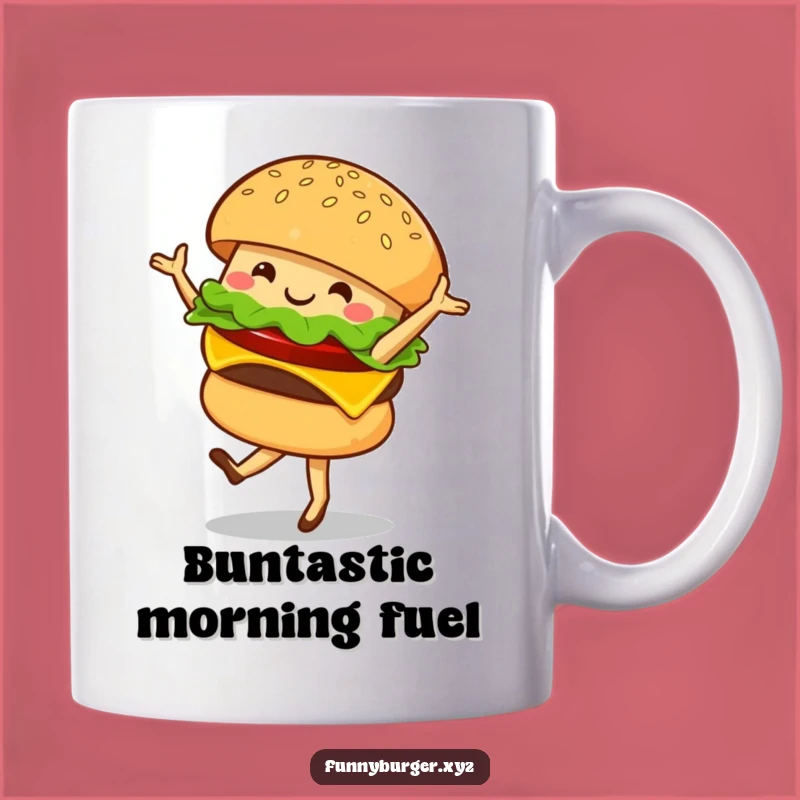 Funny Burger Ballet Dancer Mug - A Deliciously Graceful Foodie Gift