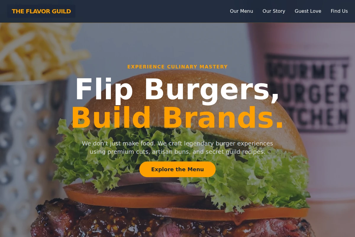 Menu Burger
