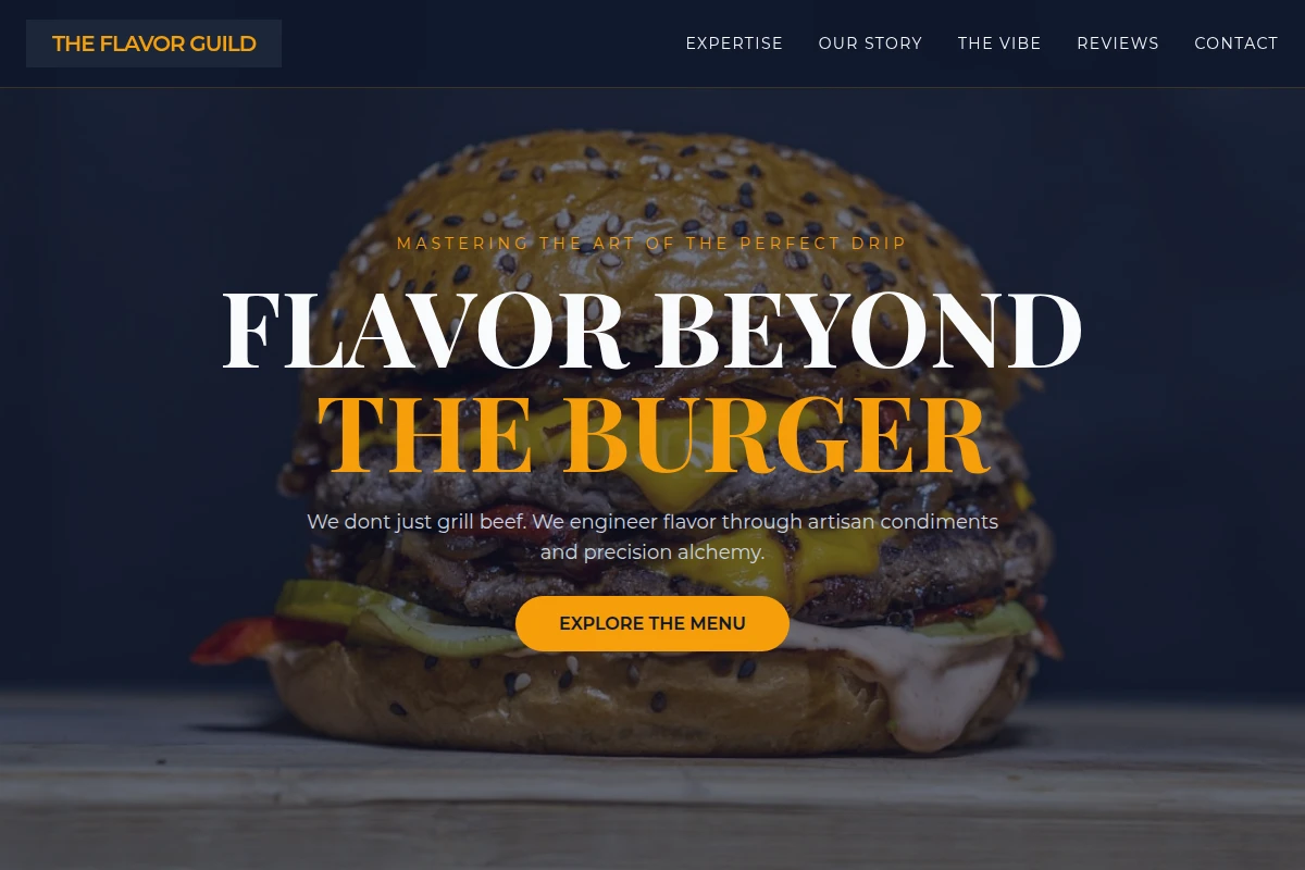 Condiment Burger