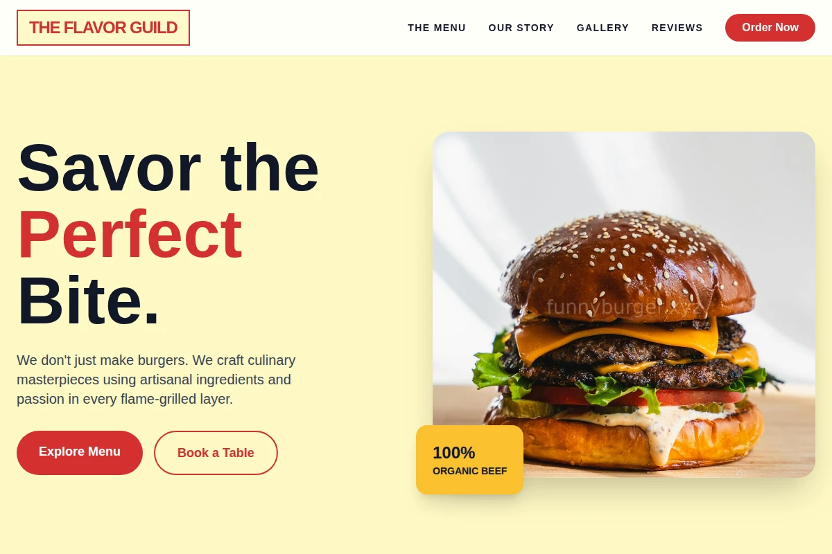 Gourmet Burger