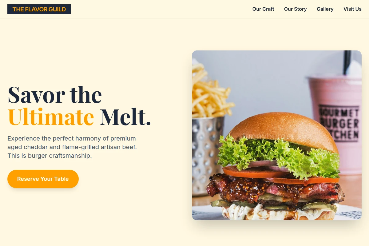 Cheddar Burger