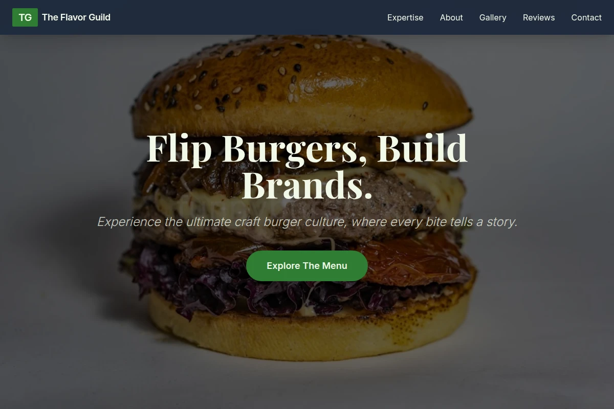 Menu Burger