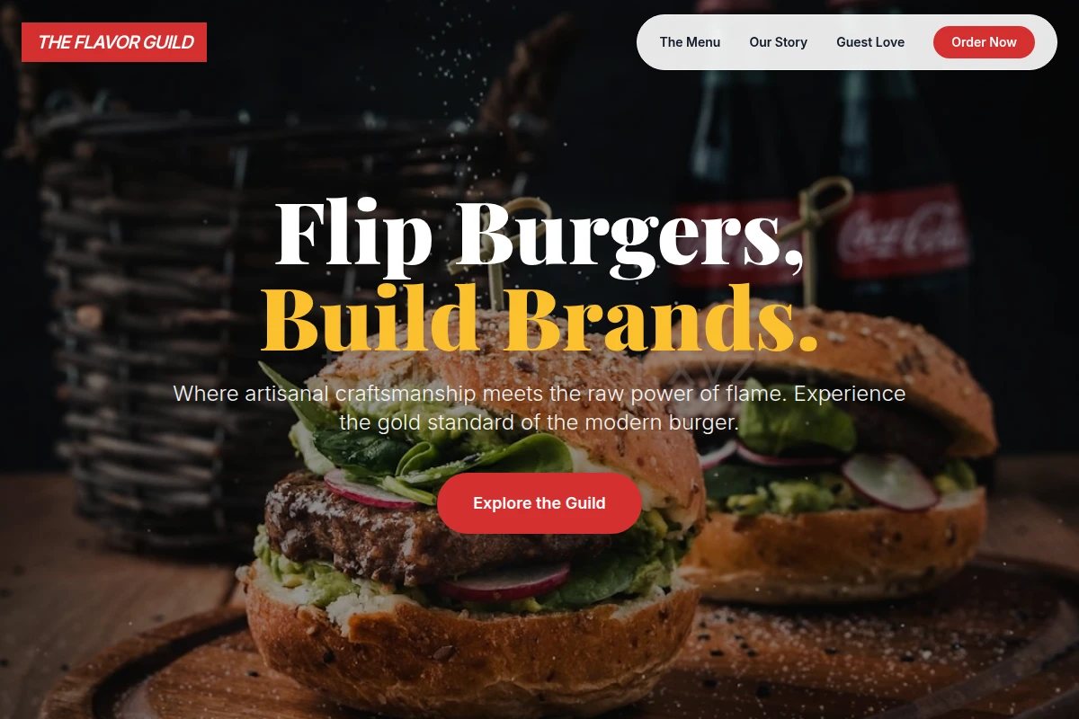 Menu Burger