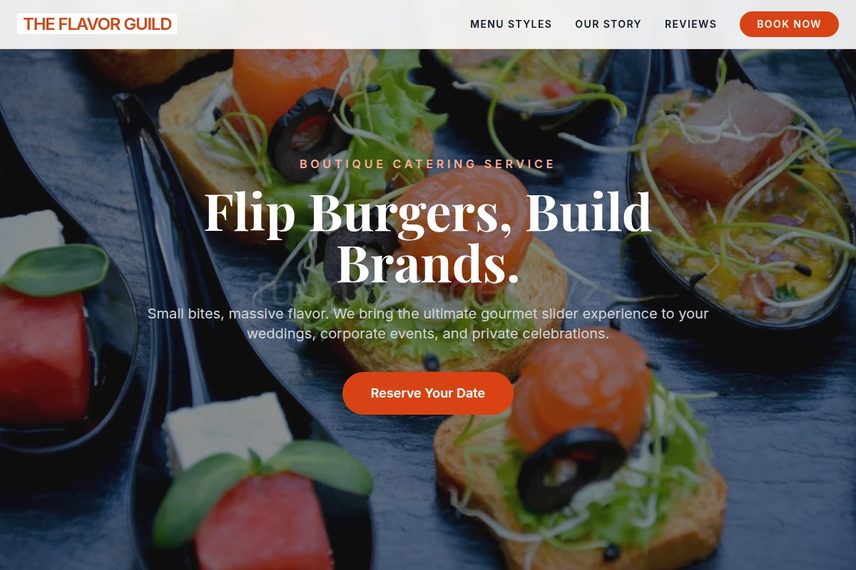 Slider Catering