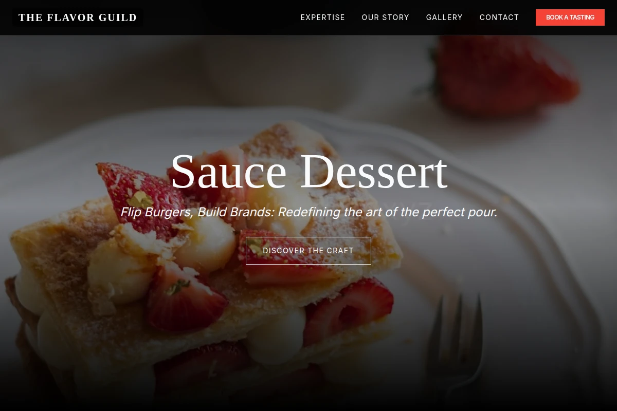 Sauce Dessert