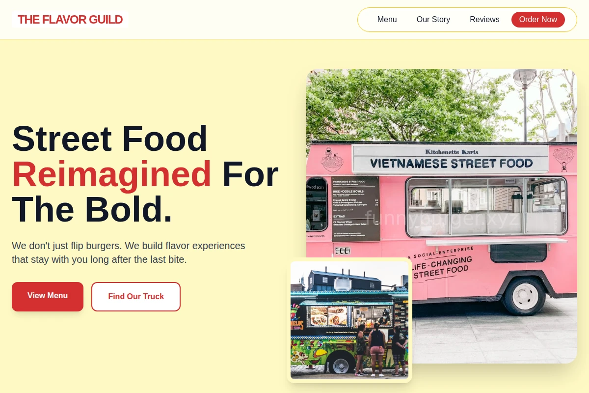 Menu Food Truck