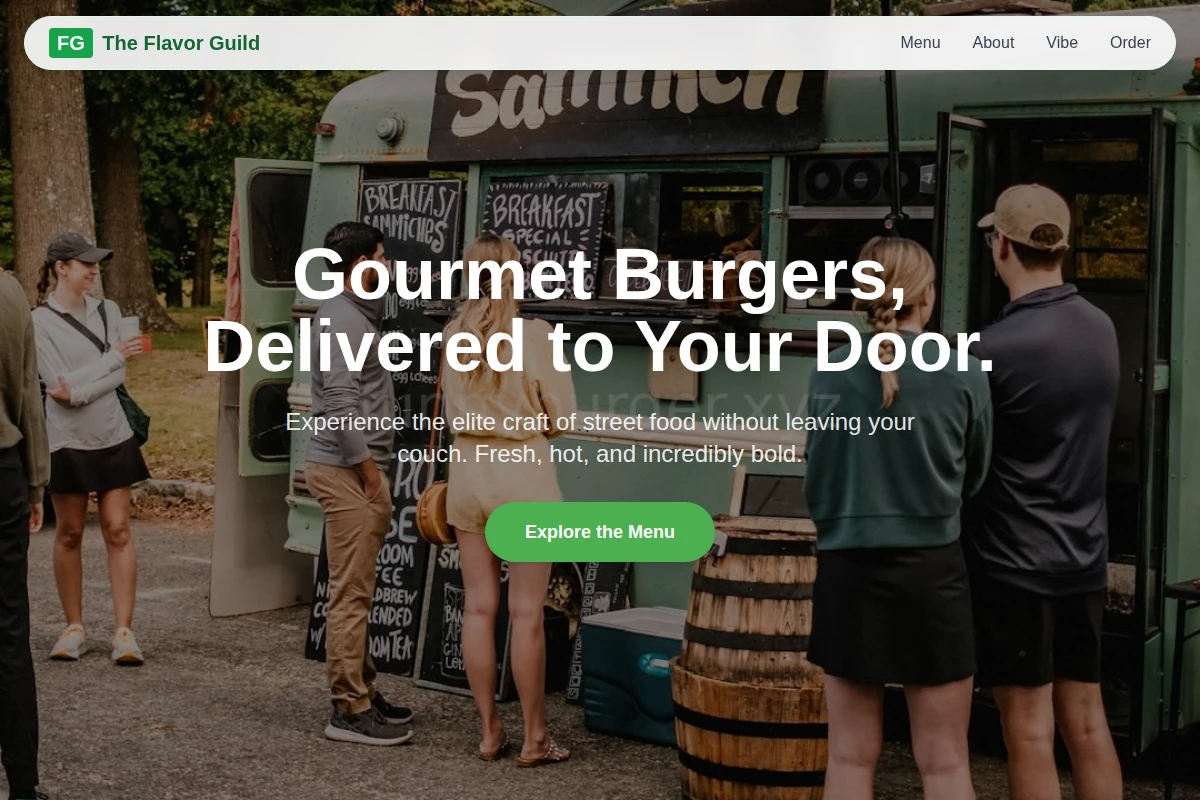 Delivery Food Truck