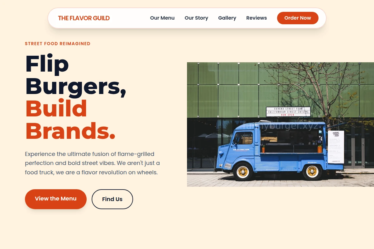 Menu Food Truck