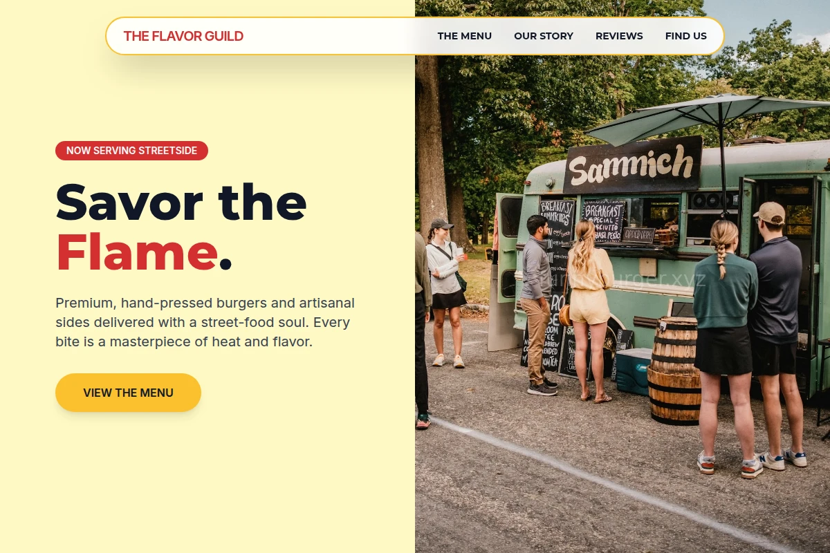 Menu Food Truck