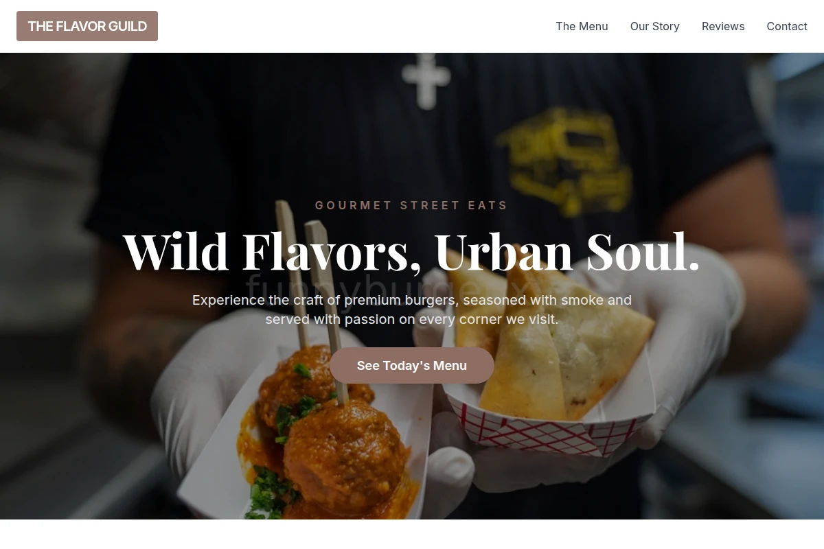 Rustic Food Truck