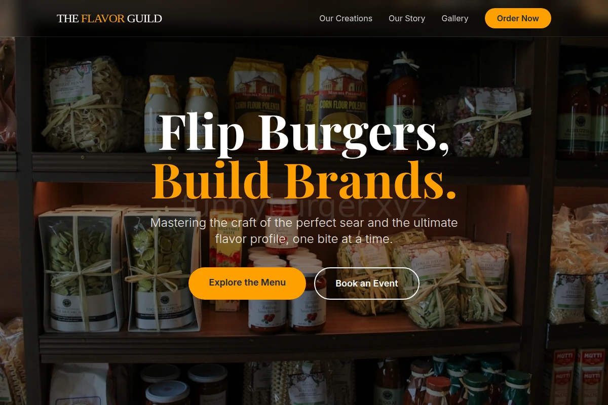 Menu Specialty Food