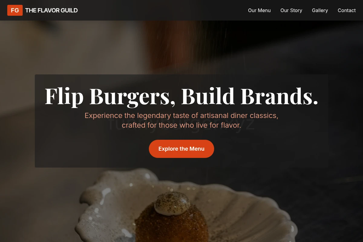Diner Specialty Food
