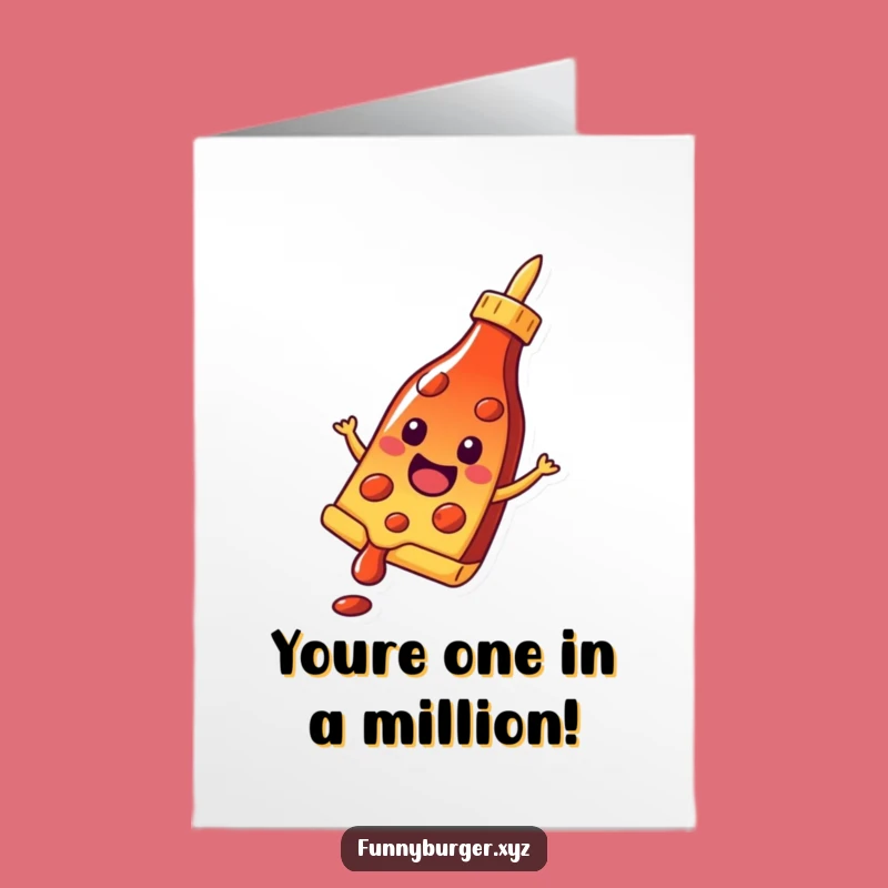 Free Printable Congrats Card: Pizza Slice Sliding to Celebrate Wins!